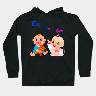 Who will be a girl or a boy Hoodie